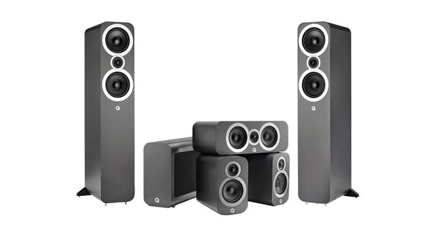 Q Acoustics 5.1 Speaker Package ( Q3010i, Q3050i, Q3090Ci ) - Jamsticks