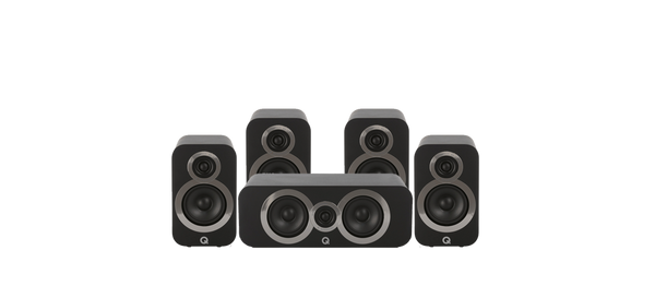 Q Acoustics 3010i Compact Bookshelf 5.0 ch Speakers package - Jamsticks