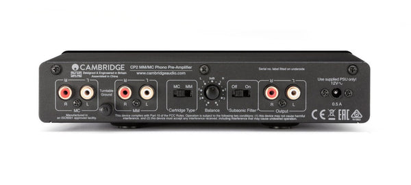 Cambridge Audio CP2 Moving Magnet & Moving Coil Phono Preamplifier - Jamsticks
