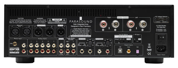 Parasound Halo Integrated Stereo Amplifier - Jamsticks