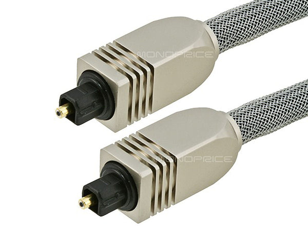 Optical Cable: Premium S/PDIF (Toslink) Digital Optical Audio Cable, 3ft - Jamsticks