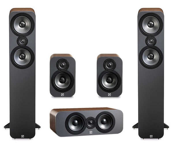 Q Acoustics 5.0 Speaker Package ( Q3010, Q3050, Q3090 C) - Jamsticks