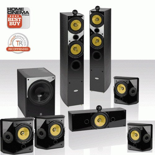 Crystal Acoustics T2 7.1UL 7.1 Speaker Package - Jamsticks