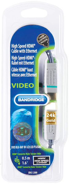 Bandridge BVL1210 BE BLUE HDMI HIGH SPEED CABLE - Jamsticks