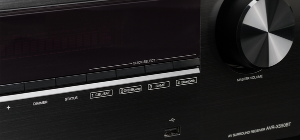 Denon AVR X - 550BT AV Receiver - Jamsticks