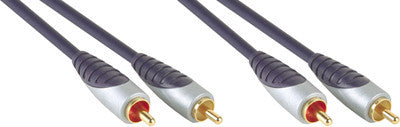 Bandridge SAL-4202 BE PRE High Definition Stereo Audio Cable 2 x RCA M - 2 x RCA M 2.0m - Jamsticks