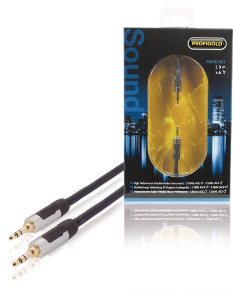 Profigold PROA3302 (PROA-3302) Jack stereo 3.5mm- 2m - Jamsticks