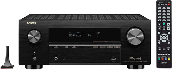 Denon AVR-X-3700H 9.2ch 8K AV Receiver with 3D Audio, Voice Control and HEOS Built-in - Jamsticks