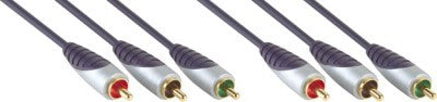 Bandridge SVL-3305 BE PRE High Definition Component Video Cable 3x RCA M - 3x RCA M 5.0m - Jamsticks