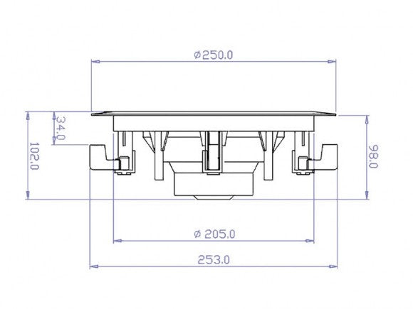 Wharfedale PACIFIC C170 In-Ceiling Speaker - Jamsticks