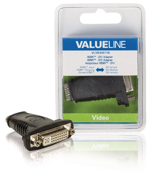 Valueline VLVB34911B  - DVI-D 24+1-Pin  HDMI Female Adapter - Jamsticks