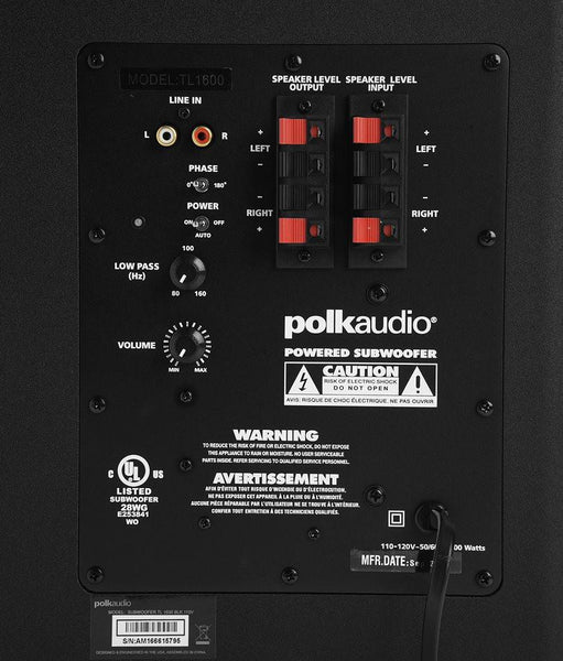 Polk Audio TL1600  5.1 Speaker Package - Jamsticks