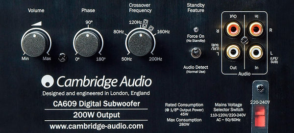Cambridge Audio Minx X301 300W Subwoofer - Jamsticks